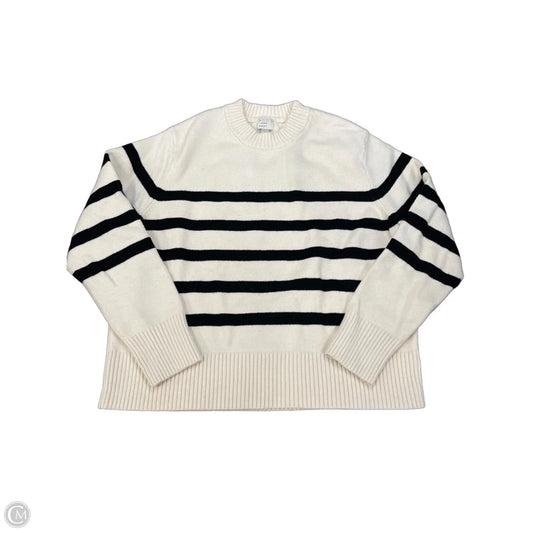 Sweater By A New Day In Striped Pattern, Size: L