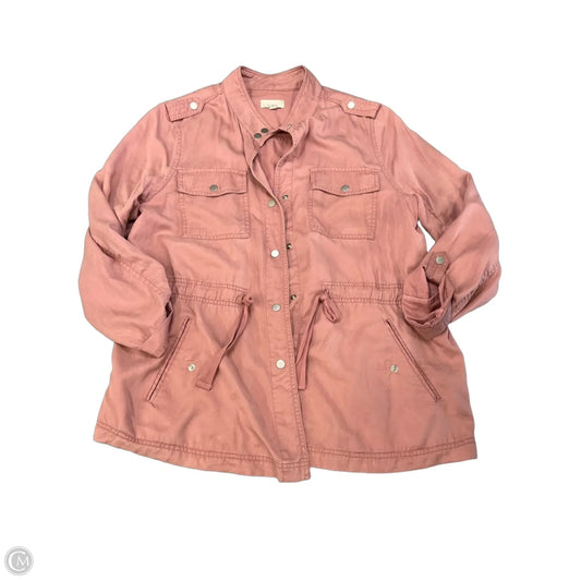 Jacket Other By Loft In Pink, Size: Xl