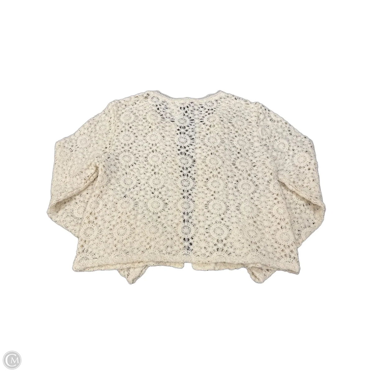 Cardigan By Loft In Ivory, Size: L