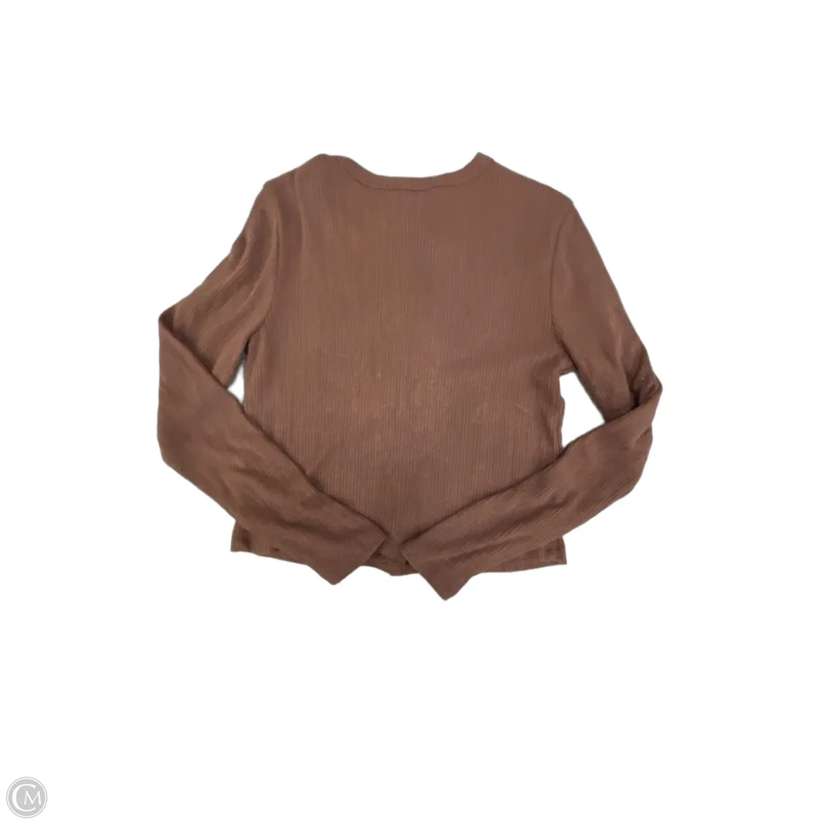 Cardigan By Pink Rose In Brown, Size: M