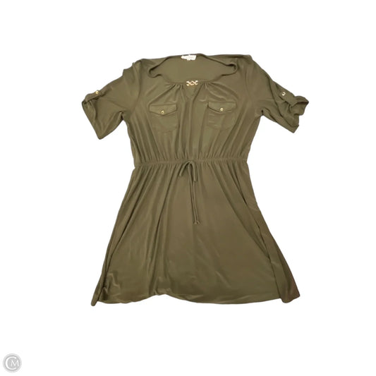 Dress Casual Midi By Perseption Concept In Green, Size: Xl