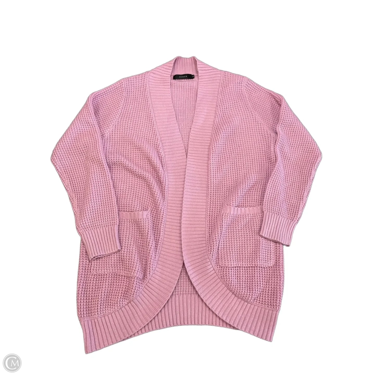 Cardigan By Zesica In Pink, Size: Xl