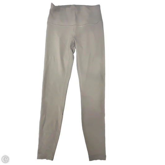Athletic Leggings By Lululemon In Grey, Size: M