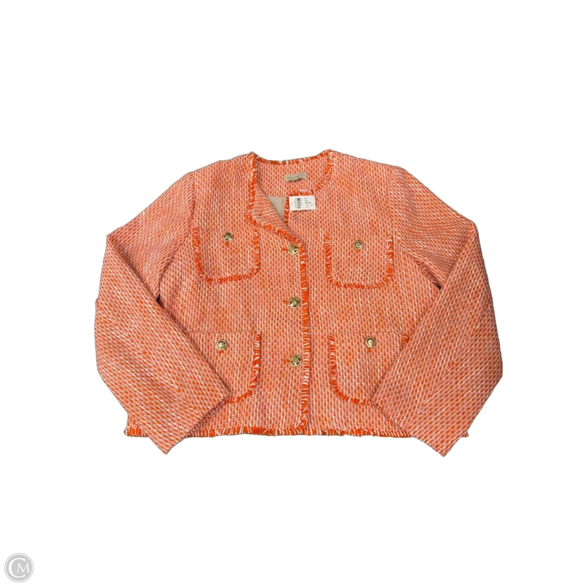 Blazer By Loft In Orange, Size: Xl