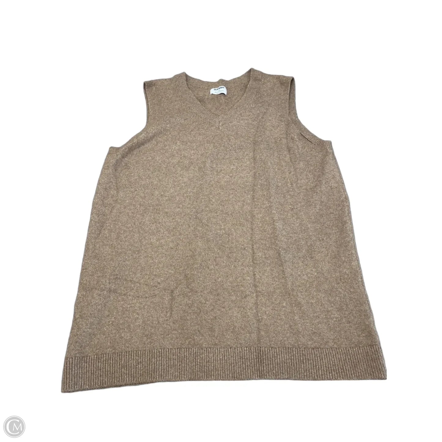 Vest Sweater By Old Navy In Brown, Size: Xxl