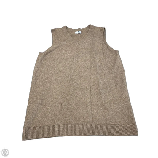 Vest Sweater By Old Navy In Brown, Size: Xxl