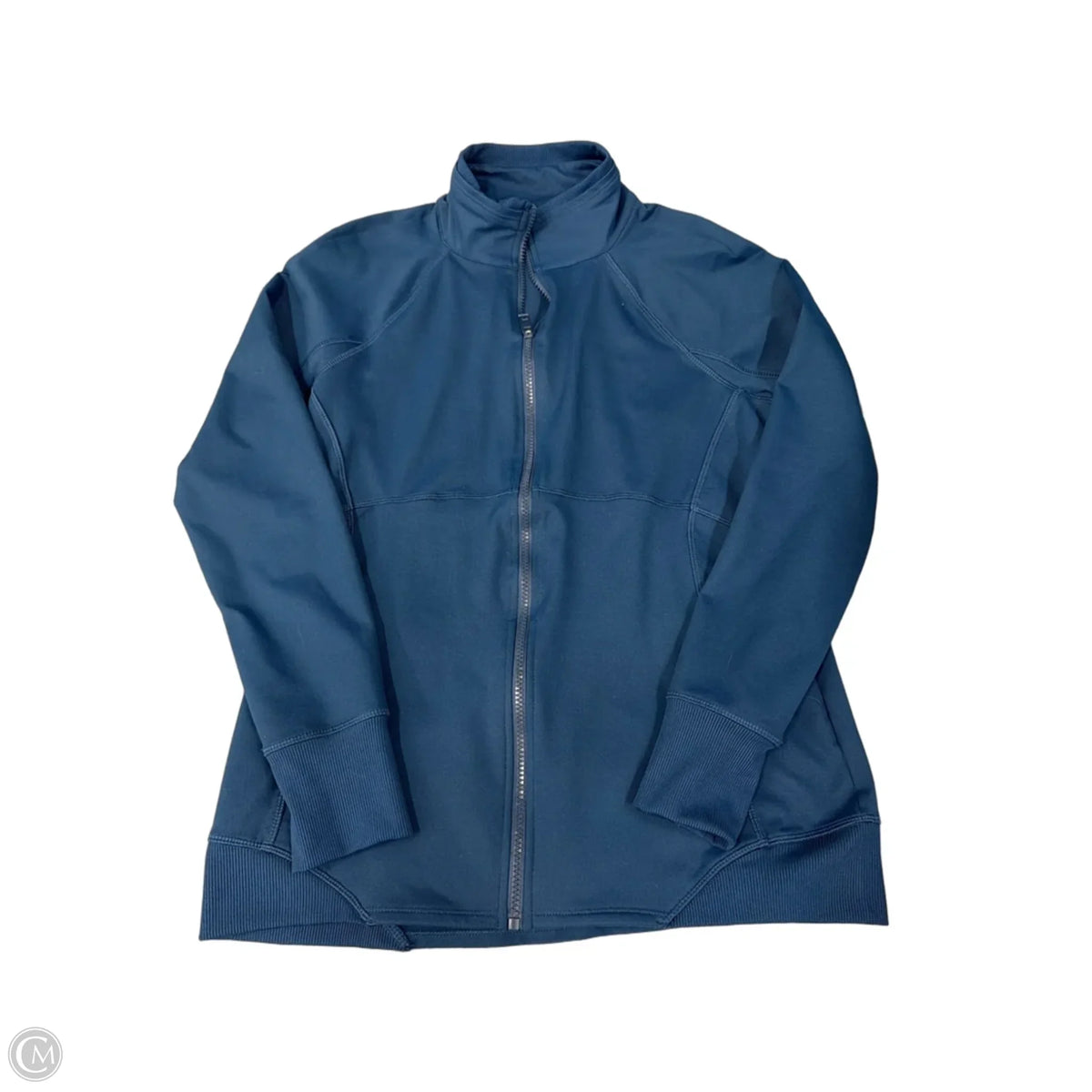 Athletic Jacket By Apana In Navy, Size: M