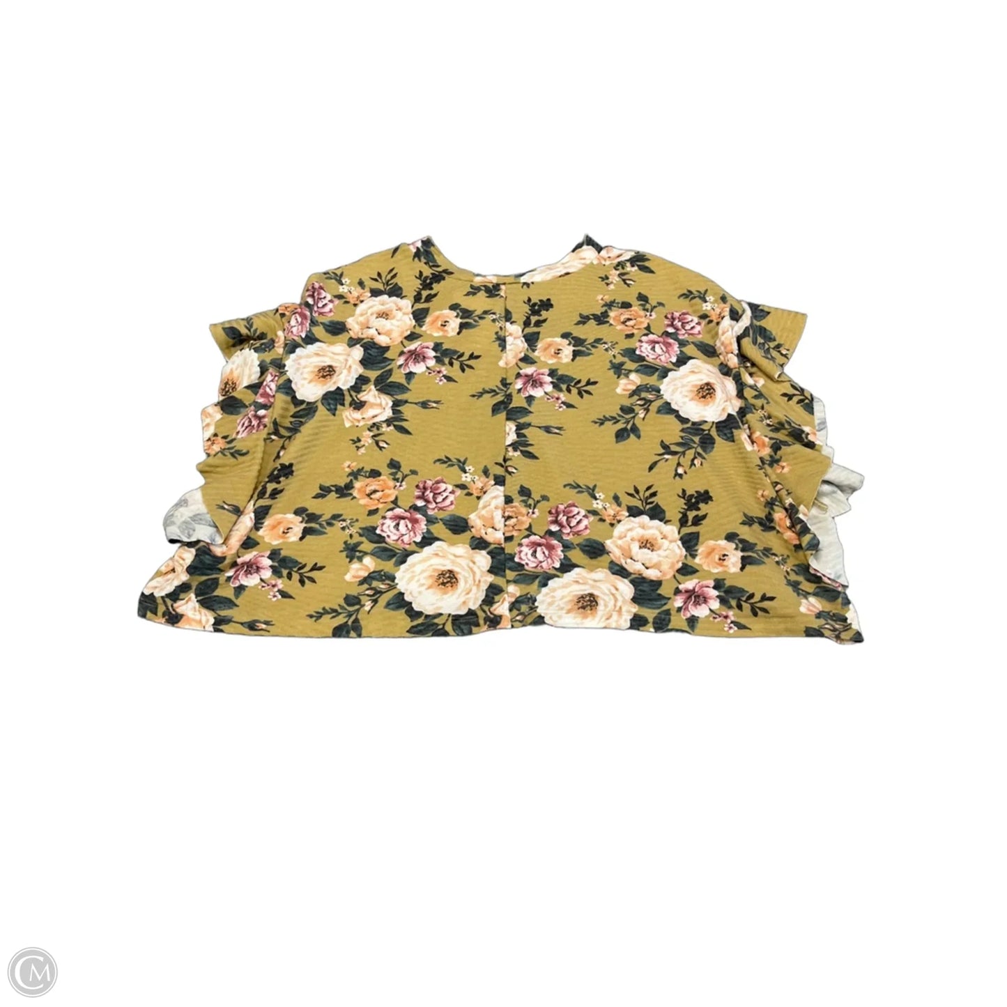 Top Short Sleeve By Bucketlist In Floral Print, Size: L