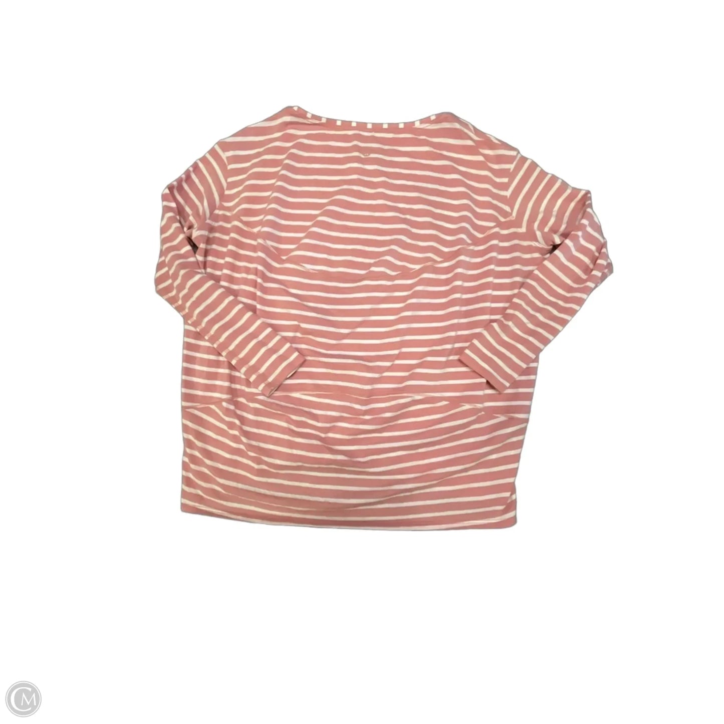 Top Long Sleeve By Lululemon In Striped Pattern, Size: L