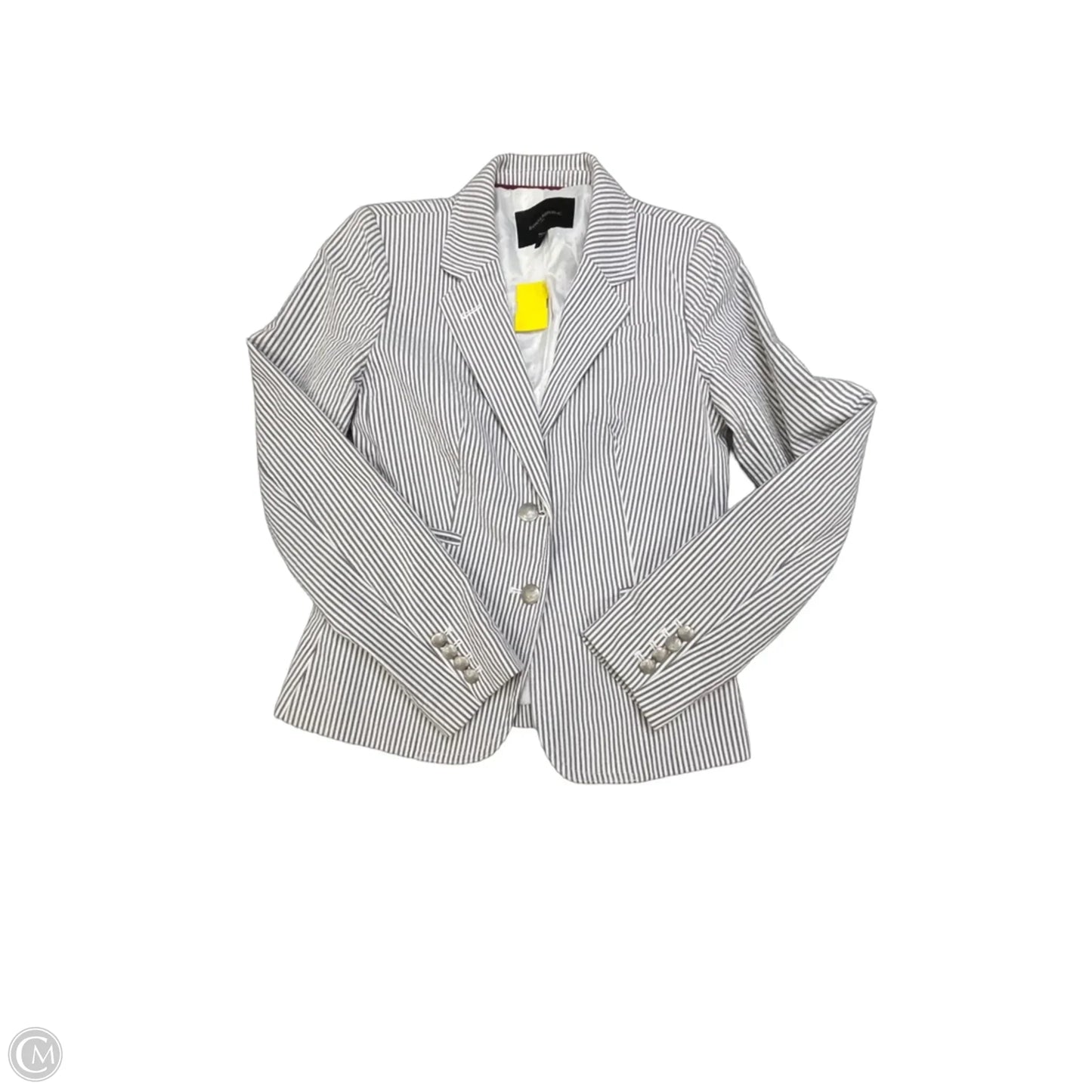 Blazer By Banana Republic In Striped Pattern, Size: S