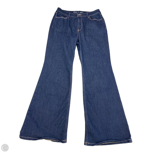 Jeans Flared By Old Navy In Navy, Size: 10