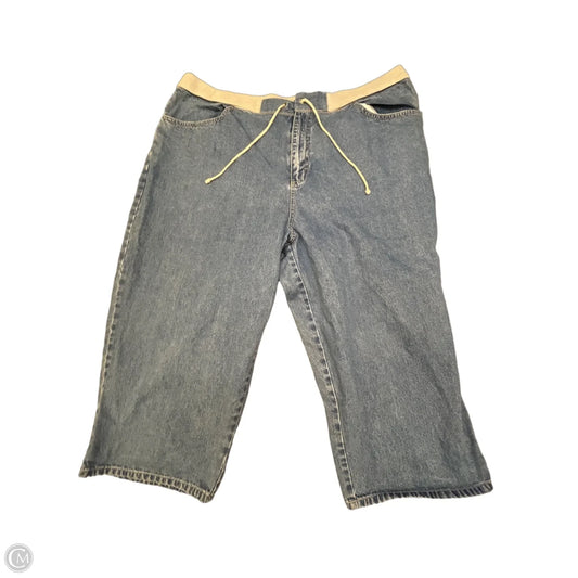 Jeans Cropped By Clothes Mentor In Blue Denim, Size: 26