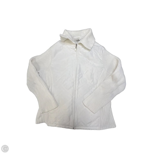 Jacket Other By Croft And Barrow In Cream, Size: Xl
