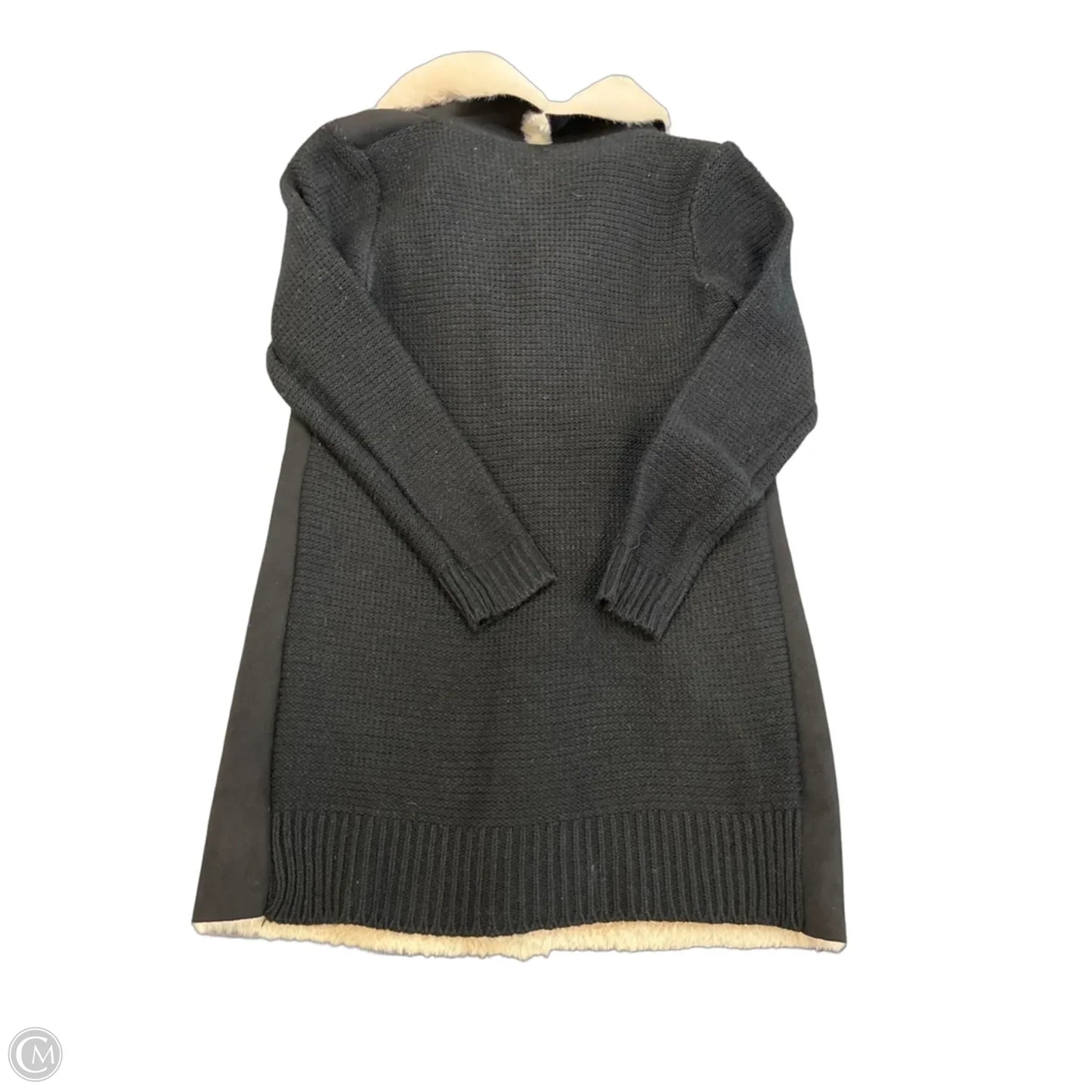 Cardigan By Clothes Mentor In Black & Cream, Size: M