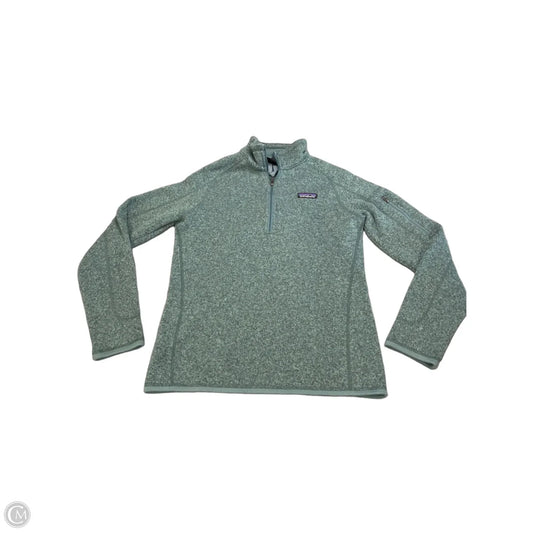 Jacket Fleece By Patagonia In Green, Size: M