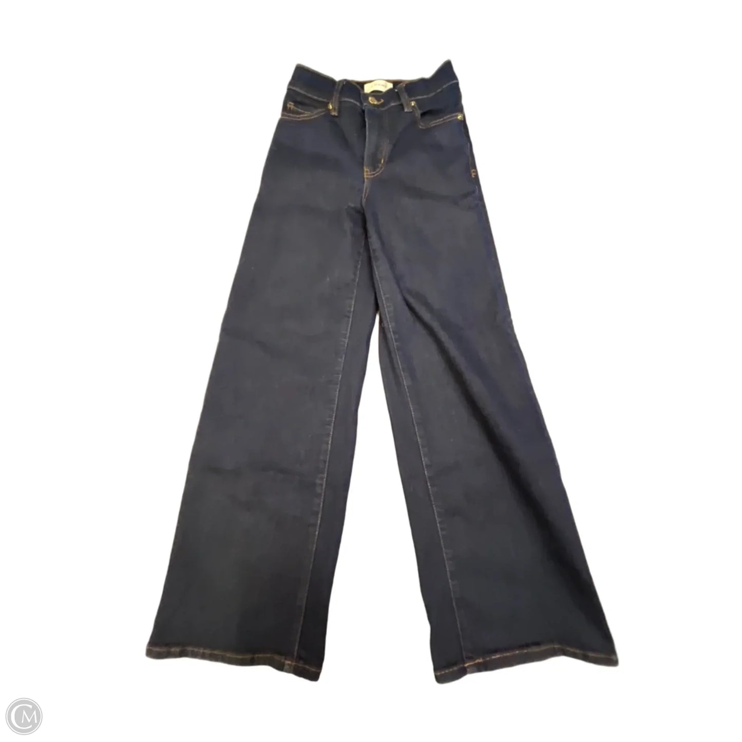 Jeans Straight By Frame In Navy, Size: 0