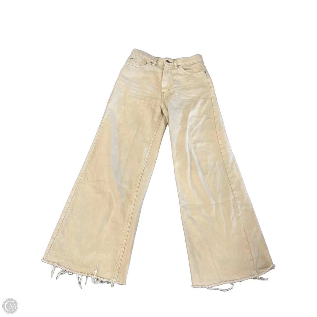 Jeans Straight By Bdg In Beige, Size: 4
