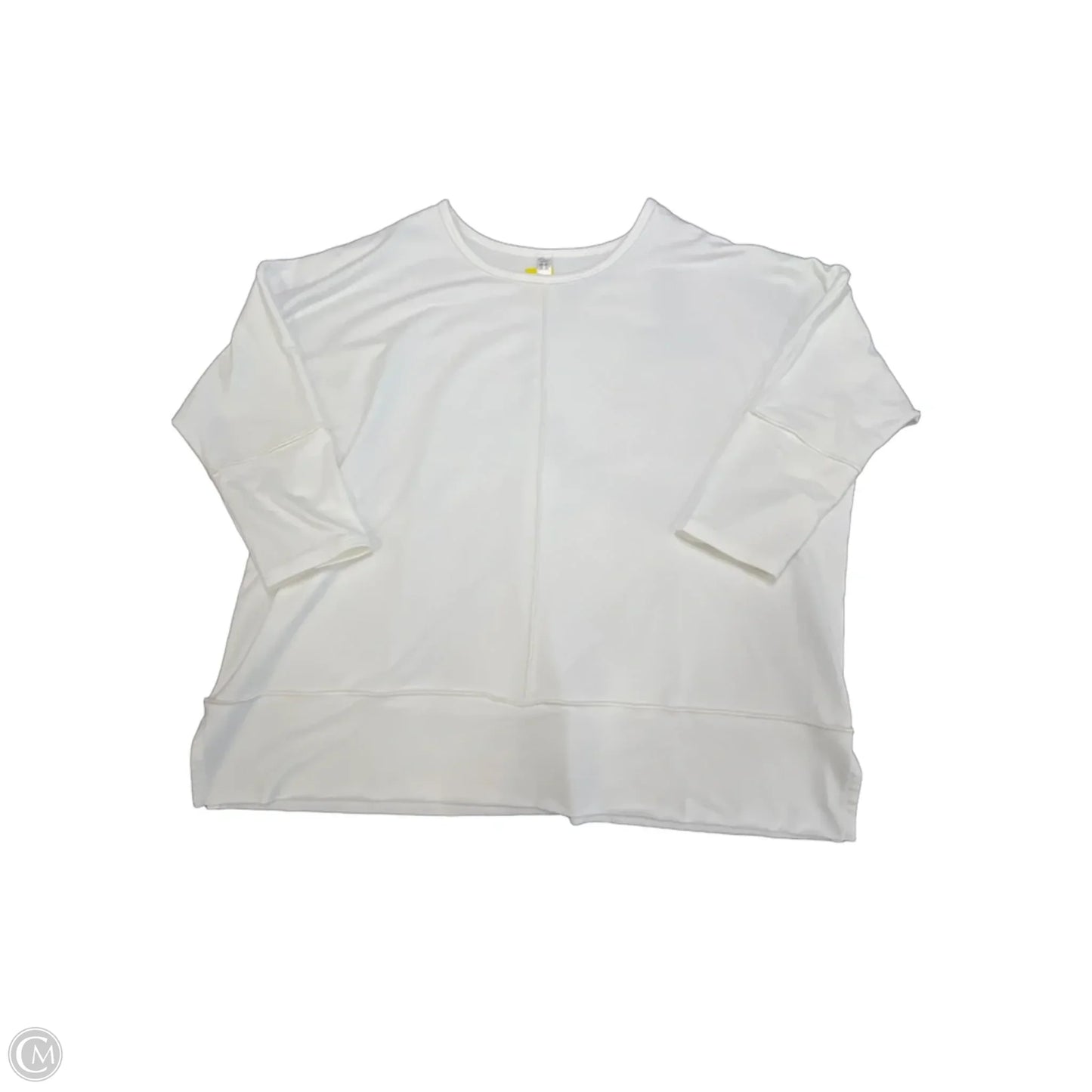 Top Long Sleeve By Spanx In Cream, Size: 2x