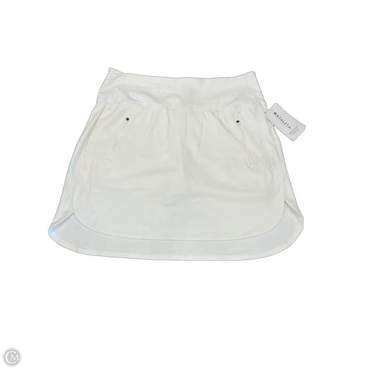 Athletic Skort By Athleta In White, Size: 1x