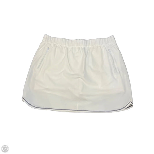 Athletic Skort By Talbots In White, Size: Xl