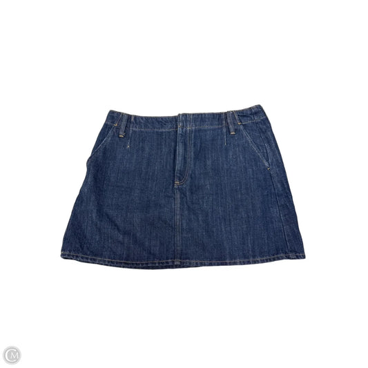 Skirt Mini & Short By J. Crew In Blue Denim, Size: M