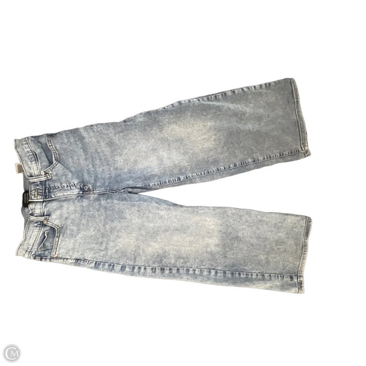 Jeans Wide Leg By Banana Republic In Blue Denim, Size: 6