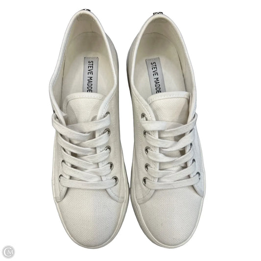Shoes Flats By Steve Madden In White, Size: 7