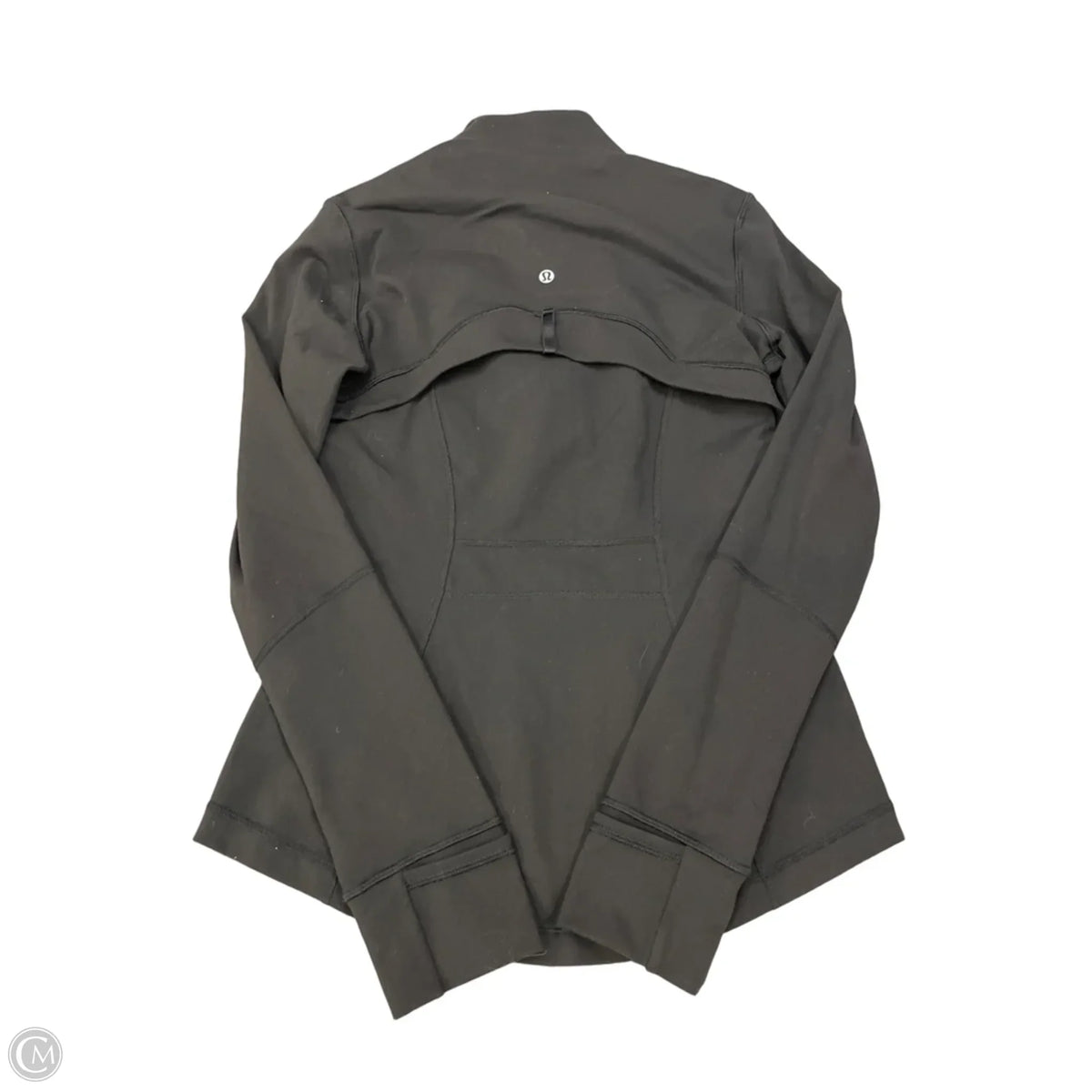 Athletic Jacket By Lululemon In Black, Size: M
