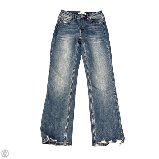 Jeans Straight By Flying Monkey In Blue Denim, Size: 0