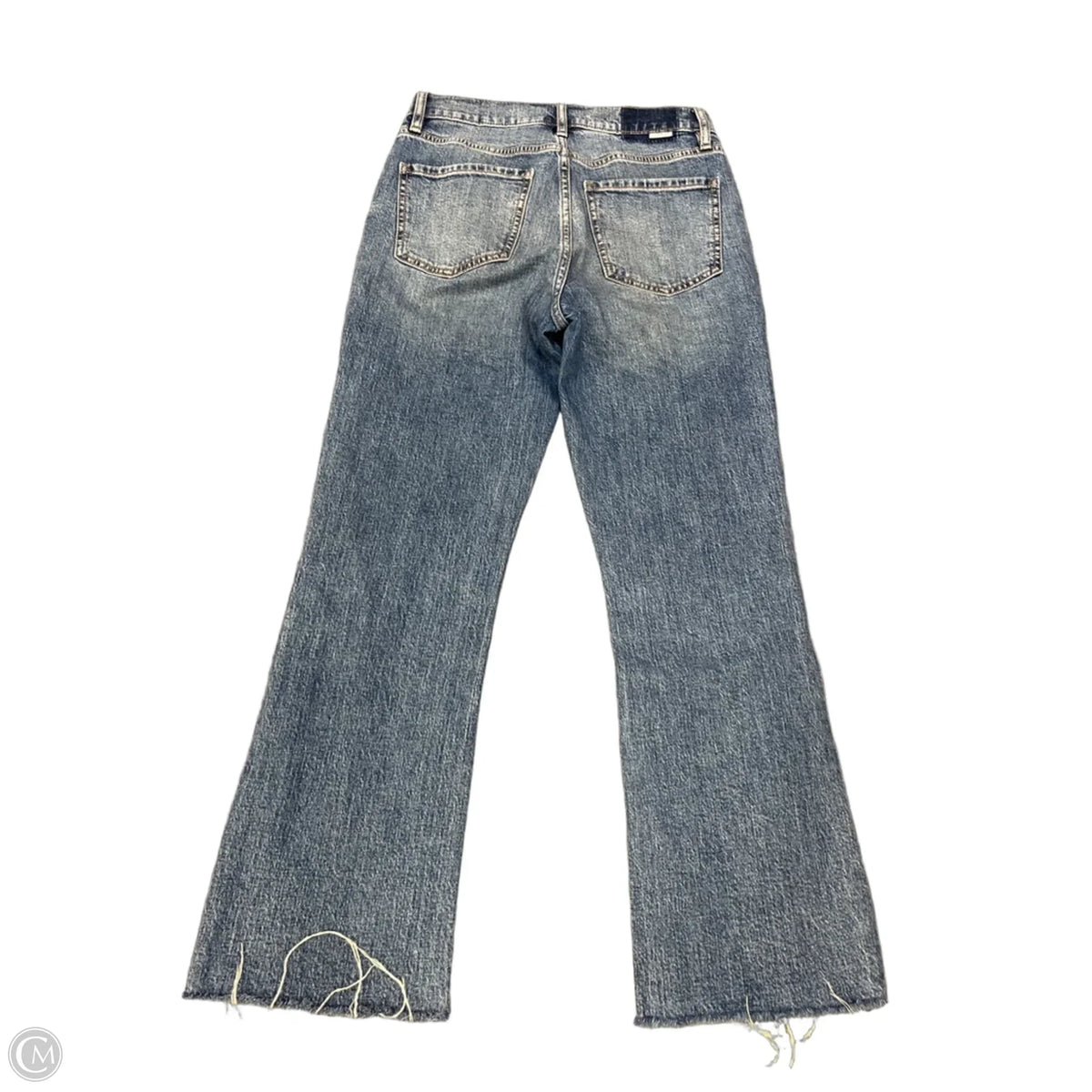 Jeans Cropped By Daze In Blue Denim, Size: 2