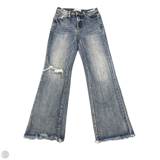 Jeans Cropped By Risen In Blue Denim, Size: 2
