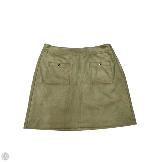 Skirt Mini & Short By Loft In Green, Size: L