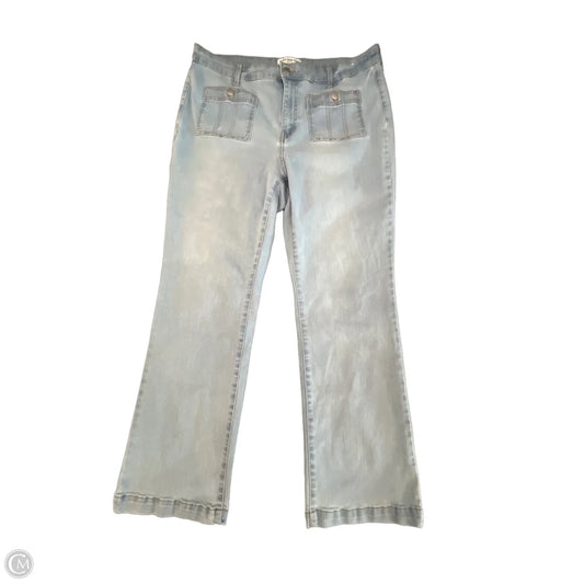 Jeans Straight By Marc New York In Blue Denim, Size: 16