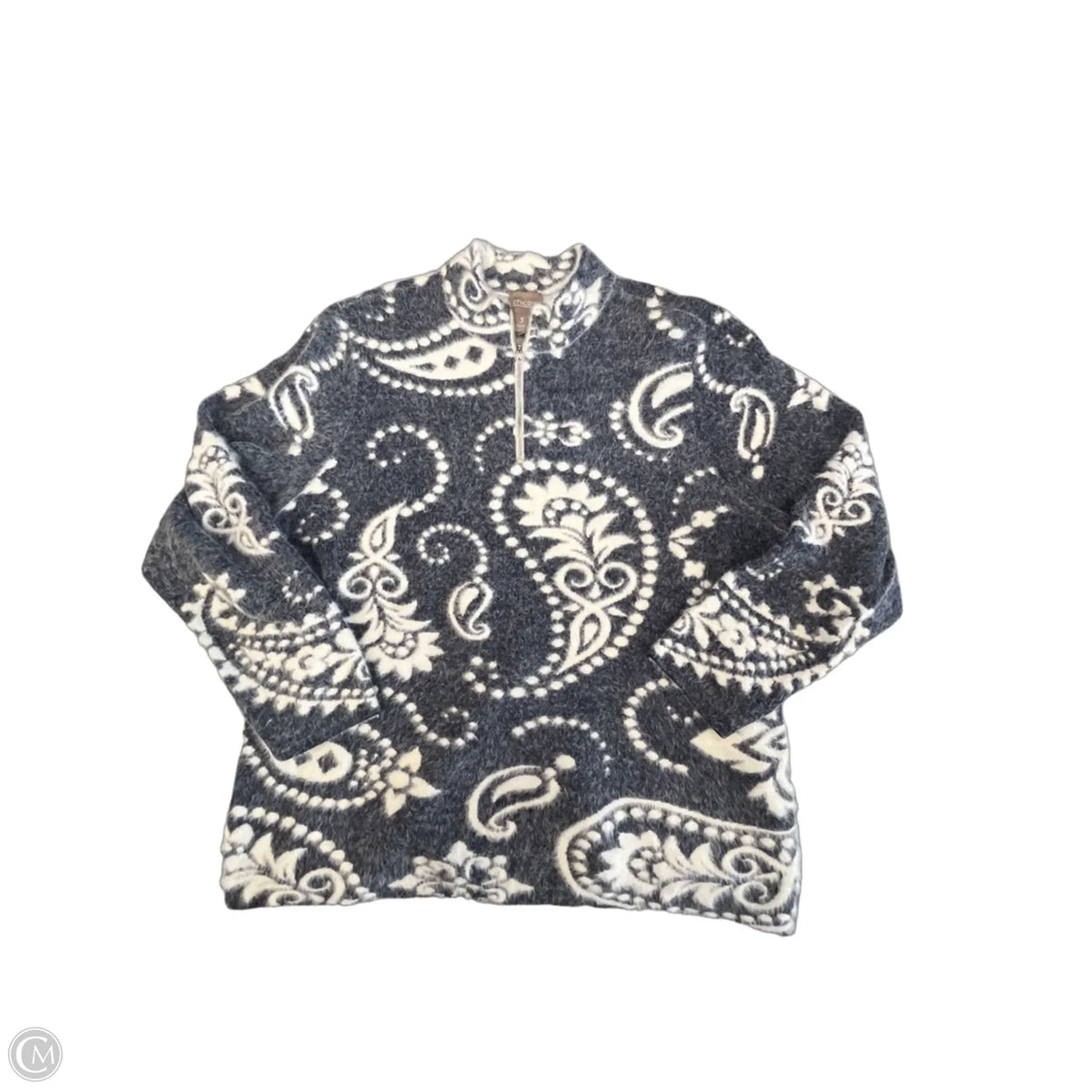 Sweater By Chicos In Blue, Size: Xl