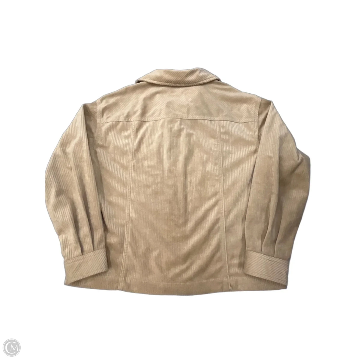 Jacket Shirt By Democracy In Tan, Size: Xs