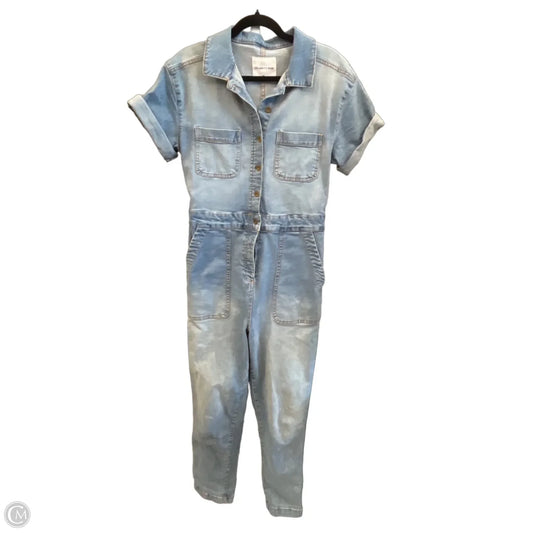 Jumpsuit By Celebrity Pink In Blue Denim, Size: Xs