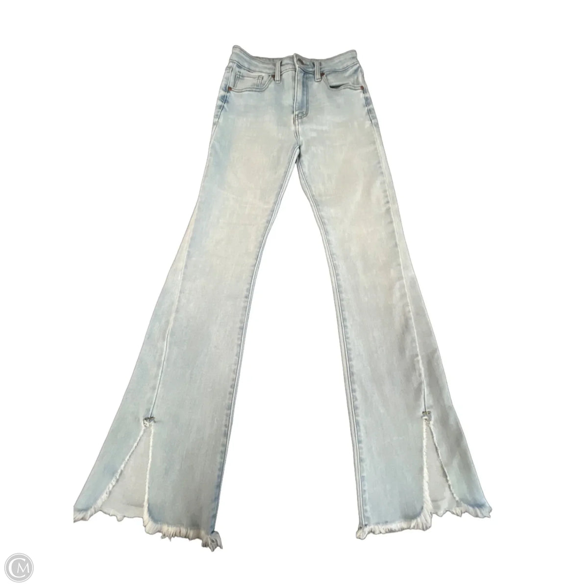 Jeans Flared By Clothes Mentor In Blue Denim, Size: 2