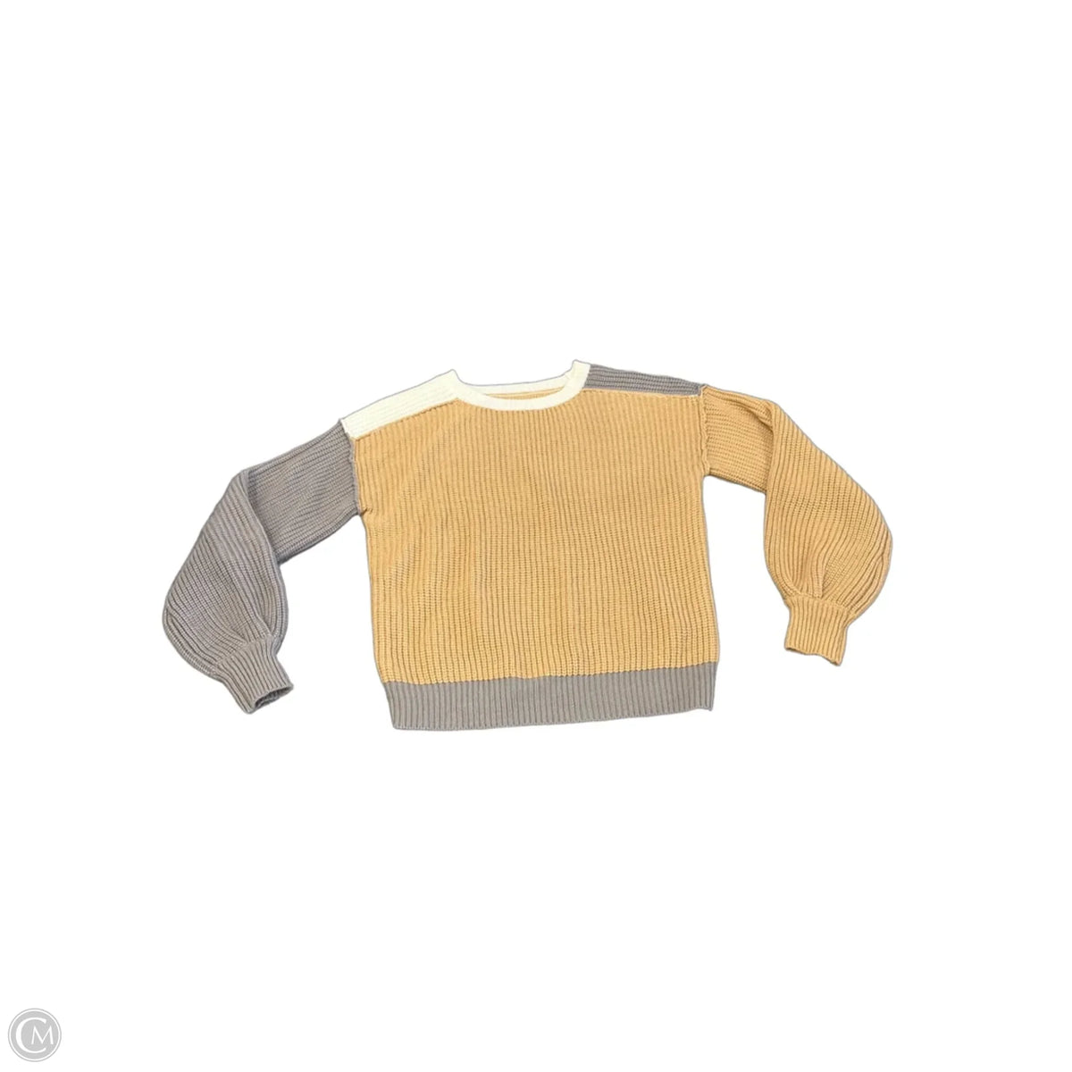Sweater By Clothes Mentor In Tan, Size: M