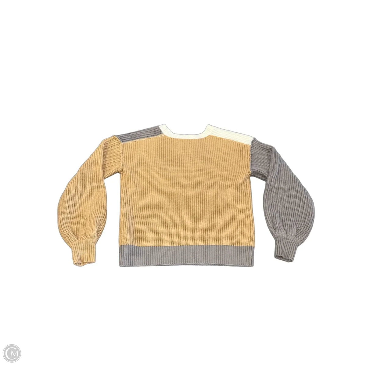 Sweater By Clothes Mentor In Tan, Size: M