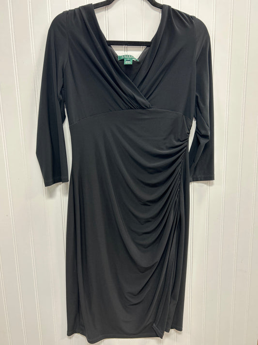 Dress Party Long By Ralph Lauren In Black, Size:14