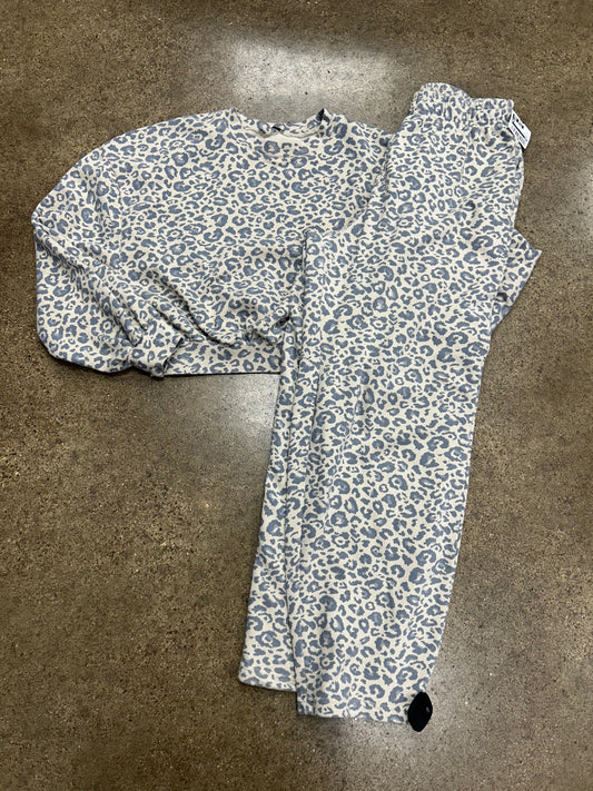Lounge Set Pants By Zara In Animal Print, Size:M
