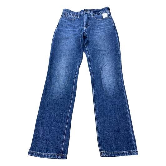 Jeans Straight By Banana Republic In Blue Denim, Size:4