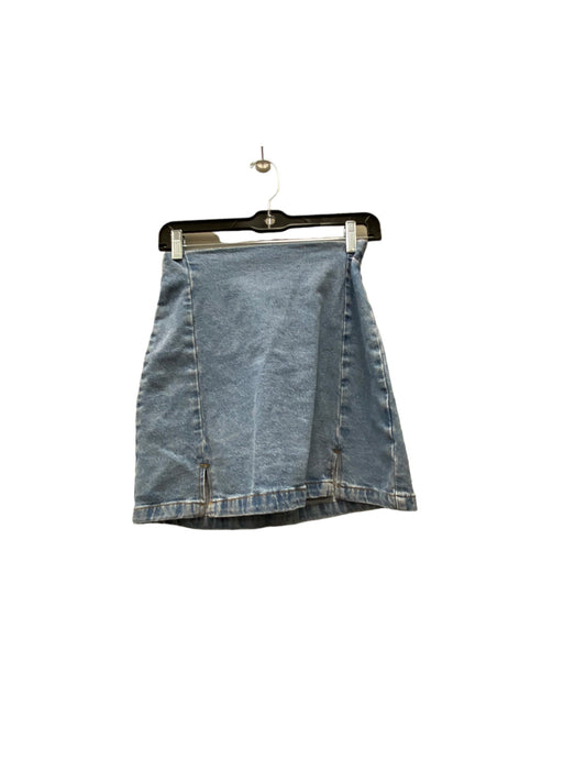 Skirt Mini & Short By Cmc In Blue Denim, Size: 6