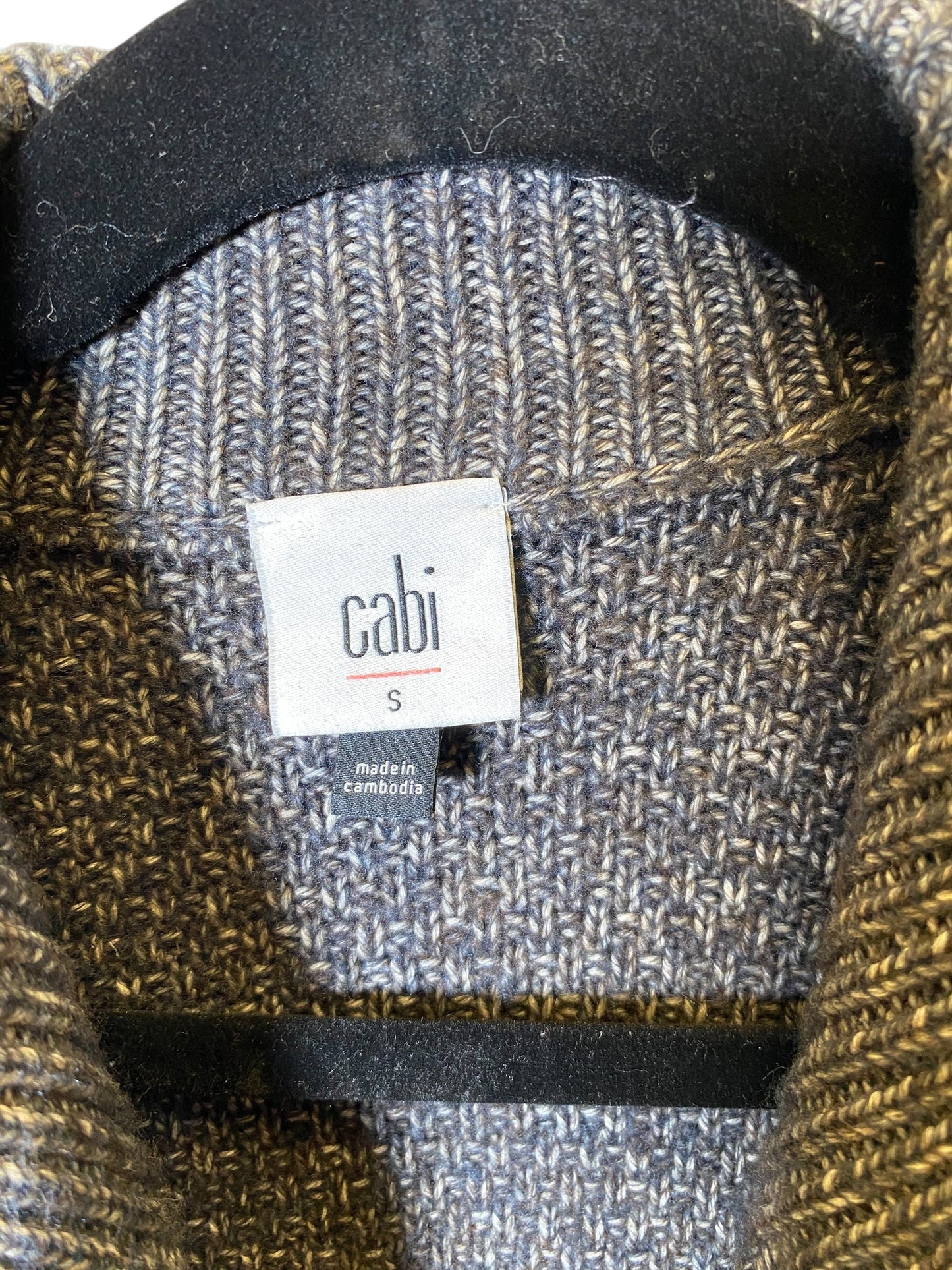 Sweater Cardigan By Cabi In Grey, Size: S