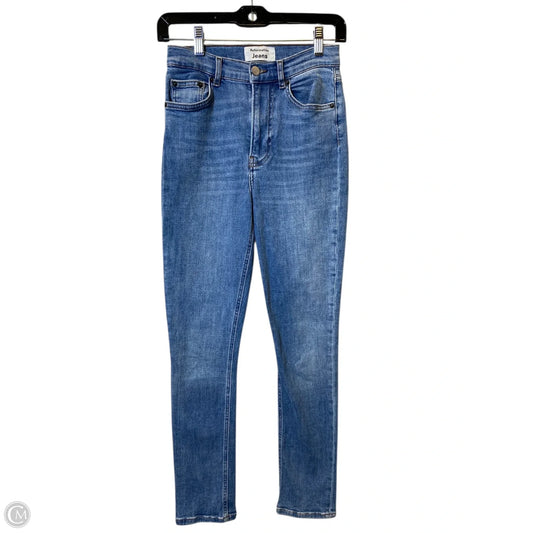 Jeans Skinny By Reformation In Blue Denim, Size: 2