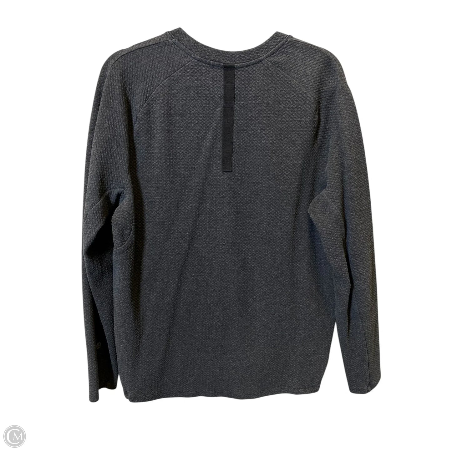 Athletic Sweatshirt Crewneck By Lululemon In Grey, Size: M