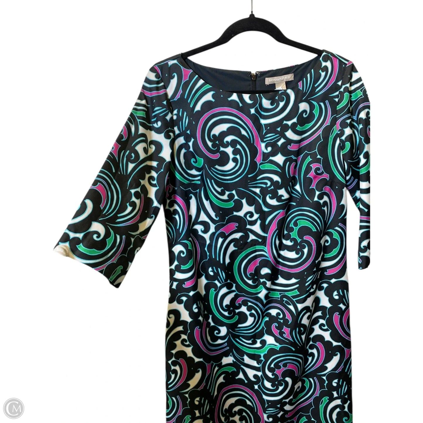 Dress Casual Midi By Banana Republic In Multi-colored, Size: 6