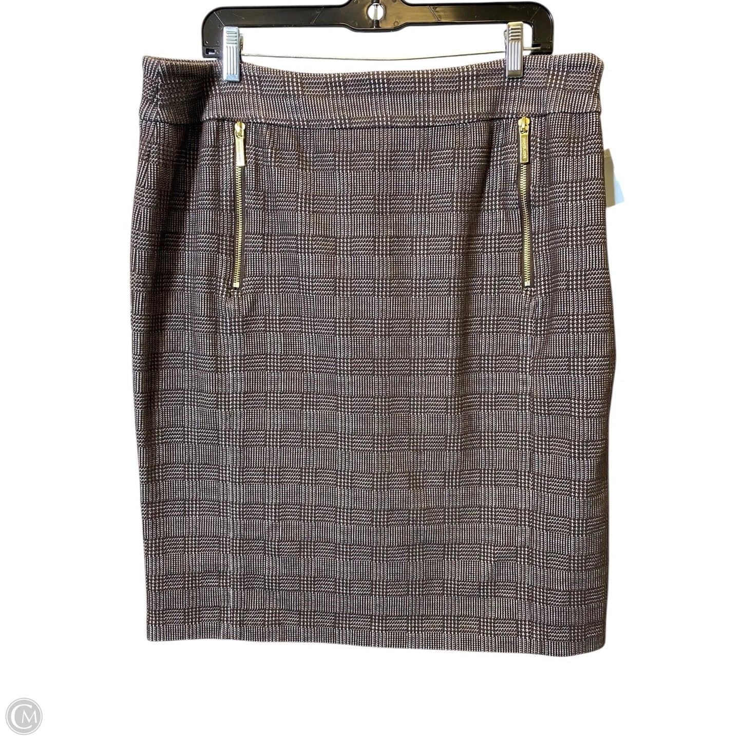 Skirt Maxi By Michael By Michael Kors In Plaid Pattern, Size: Xl