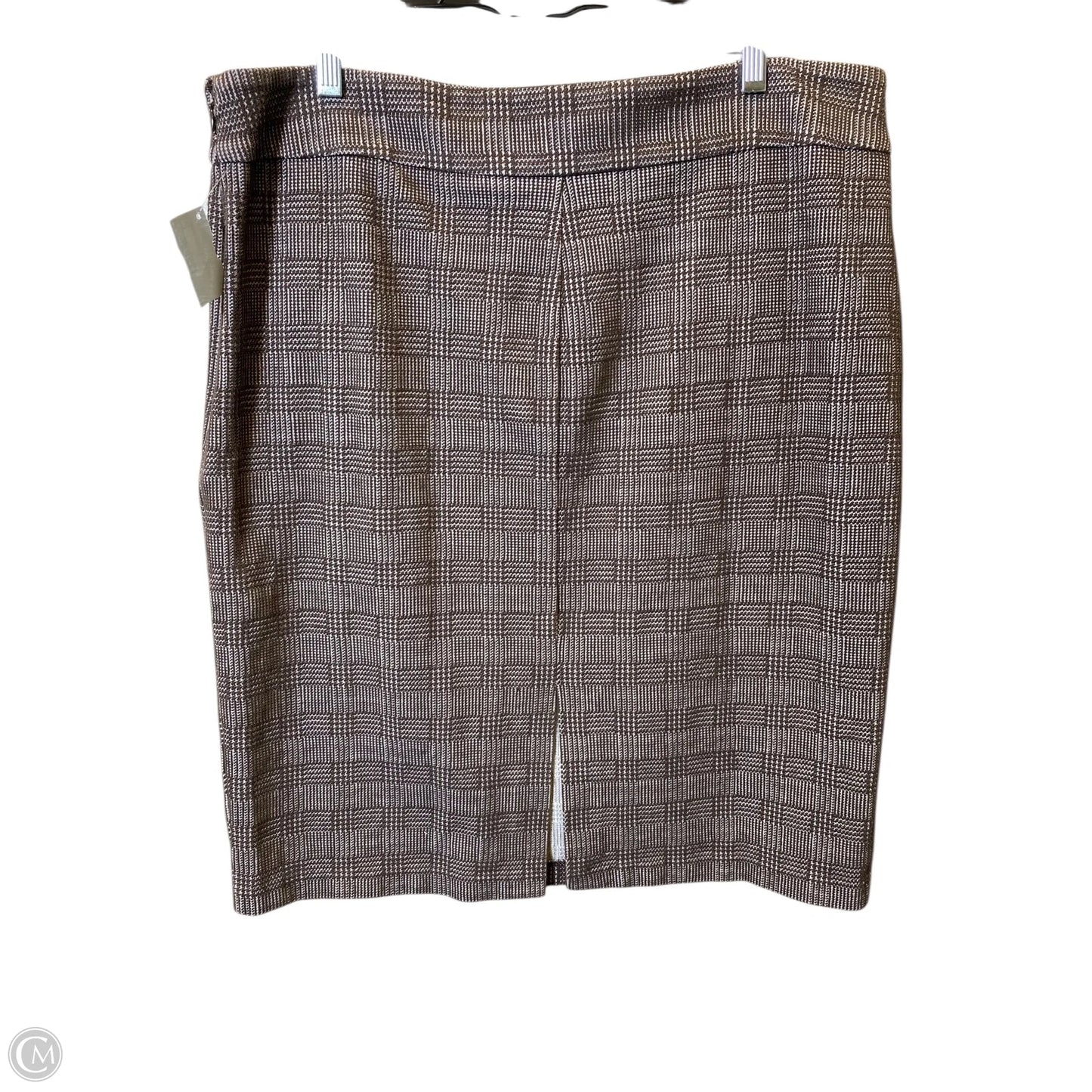 Skirt Maxi By Michael By Michael Kors In Plaid Pattern, Size: Xl