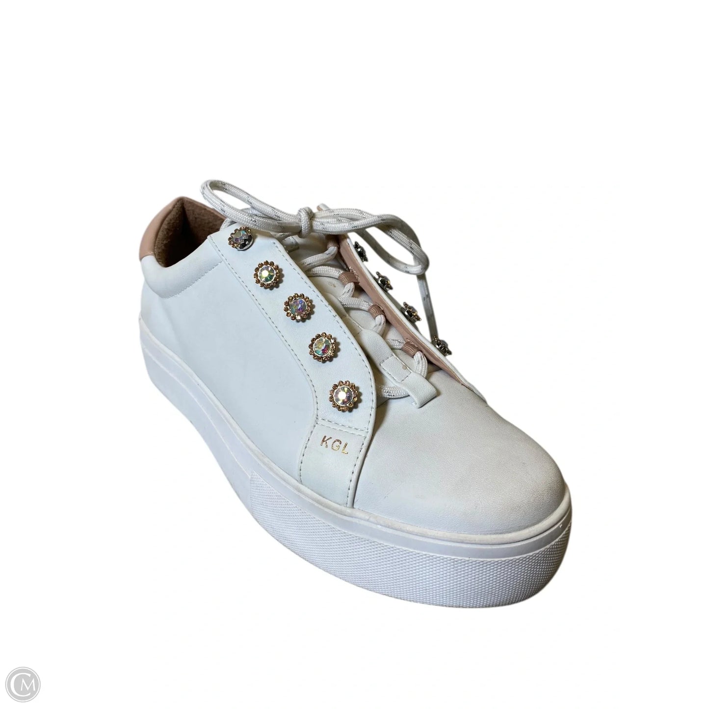 Shoes Designer By Kurt Geiger In White, Size: 9.5